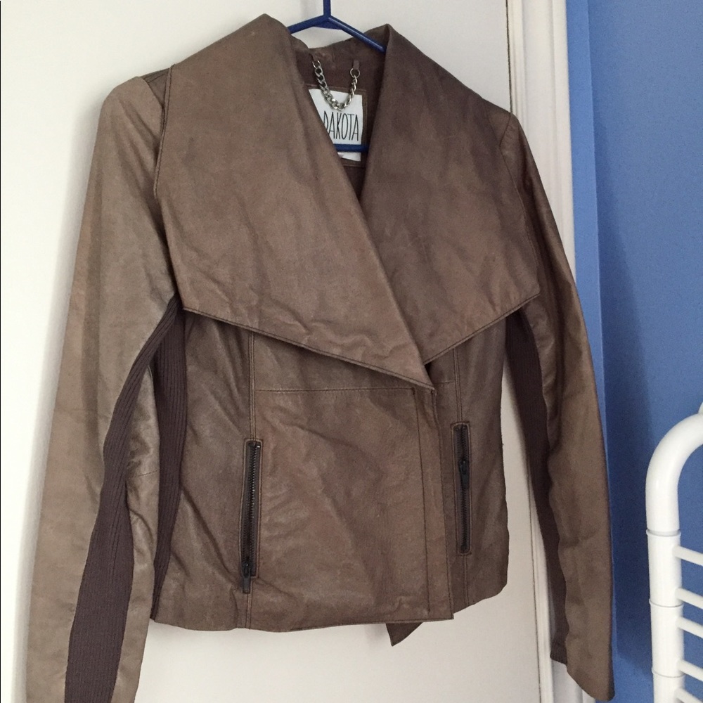 Leather jacket